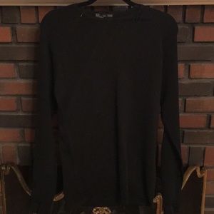 NEW Zara Muscle fit long sleeve crew neck sweater